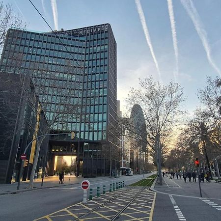 Apartamento En Avenida Diagonal - Torre Glorias - Angeles Terraza Барселона Екстериор снимка
