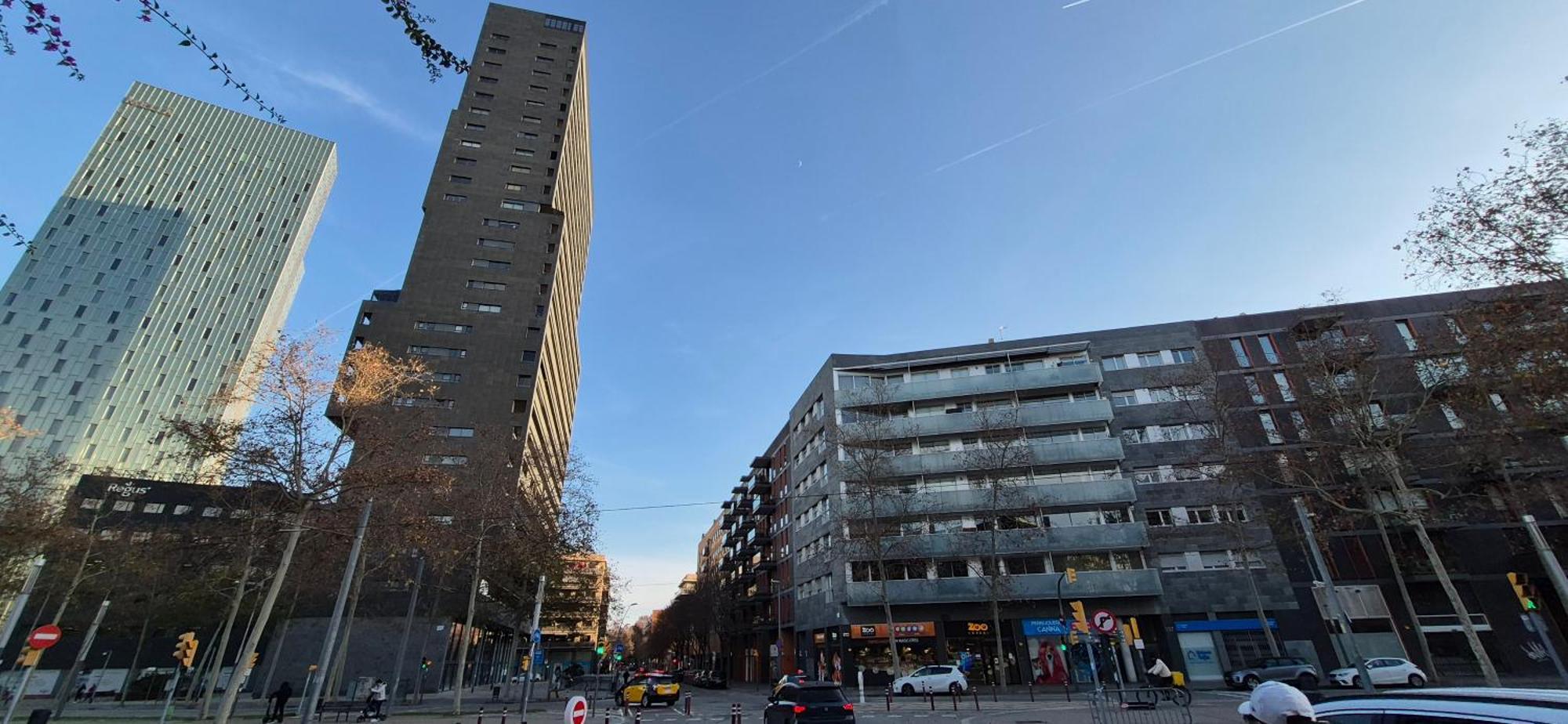 Apartamento En Avenida Diagonal - Torre Glorias - Angeles Terraza Барселона Екстериор снимка