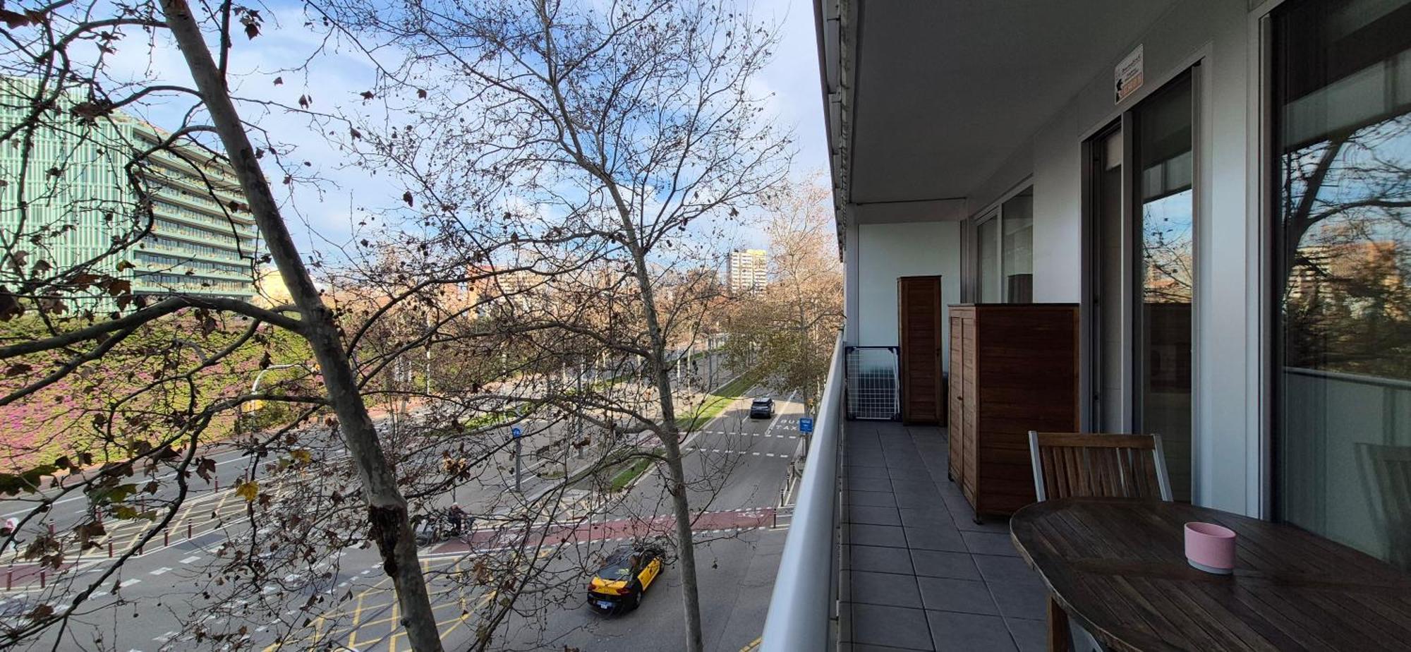 Apartamento En Avenida Diagonal - Torre Glorias - Angeles Terraza Барселона Екстериор снимка